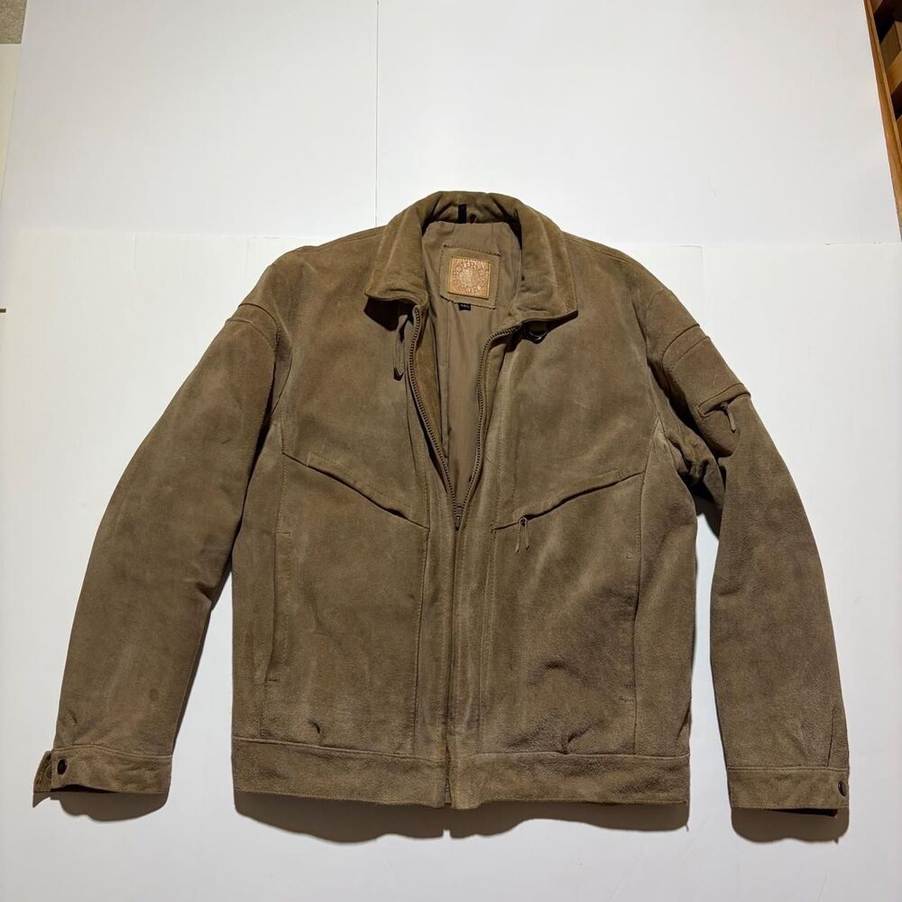 Unbranded Men's Brown and Tan Jacket